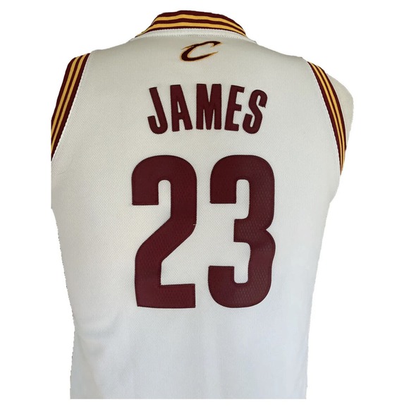 Adidas Cleveland Cavaliers LeBron James Stitched youth jersey size medium - Picture 5 of 8